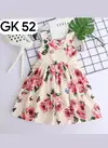 Pink Colour GURUKRUPA Girls Party Wear Kids Frock Colllection GK-52